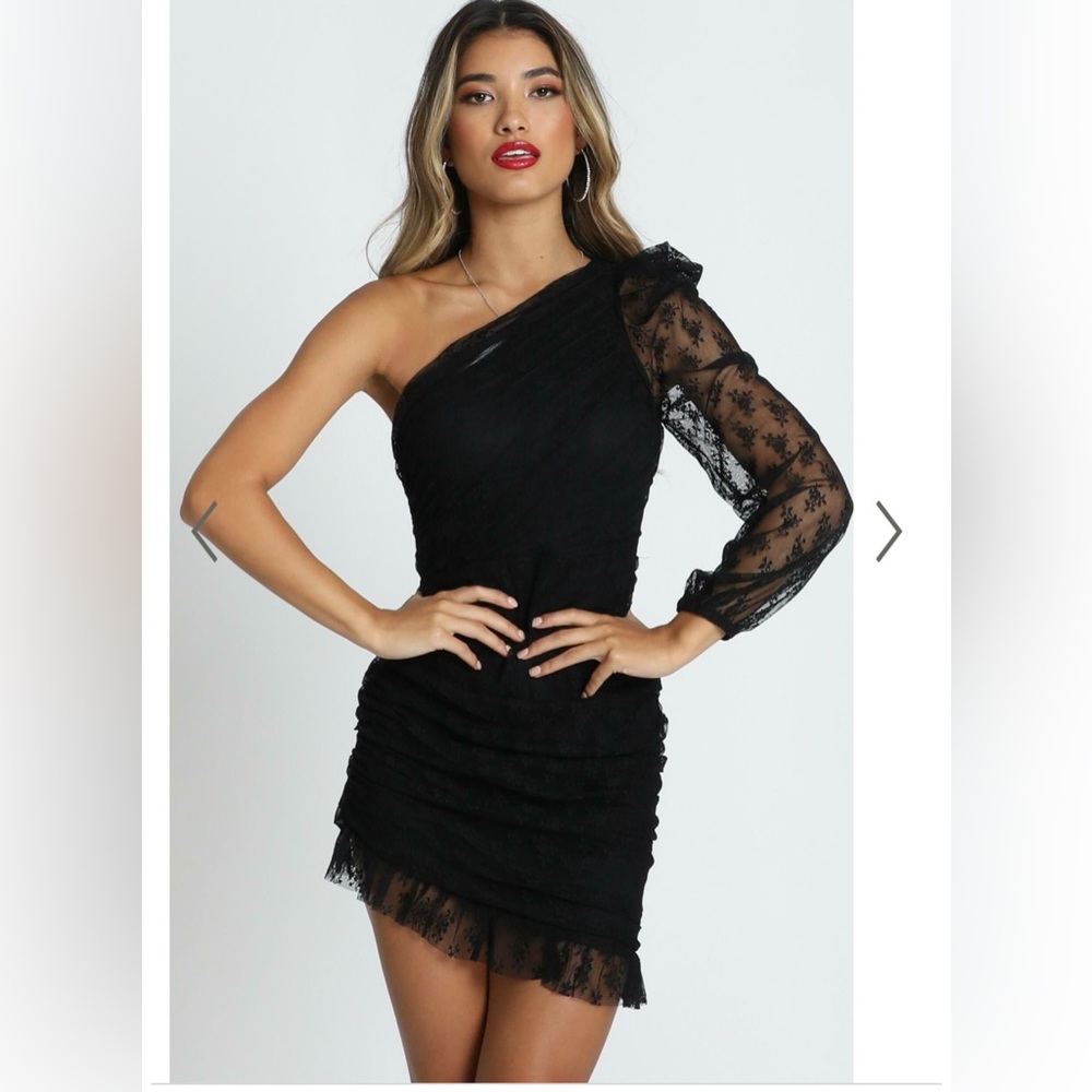SHOWPO ITS A GAME DRESS IN BLACK LACE